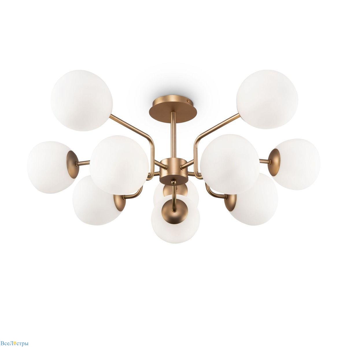 потолочная люстра maytoni erich mod221pl-10g