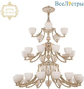 Подвесная люстра Art Classic 31.2111P.15+10+5.420.3d.GW.P1.U.Angel