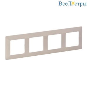 Рамка 4-постовая Legrand Valena Life Слоновая кость 754044