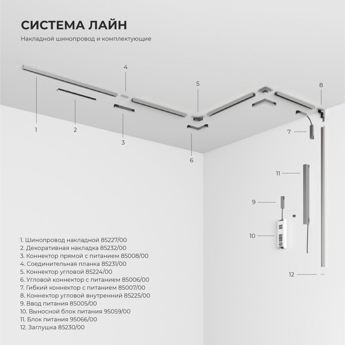 трековый магнитный светильник elektrostandard line magnetic 85527/01 4690389220661 a072702