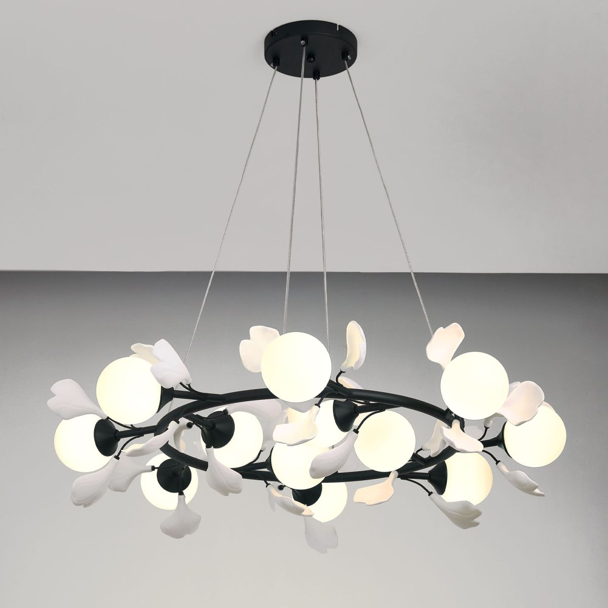 подвесная люстра lightstar ceramo bw 799127