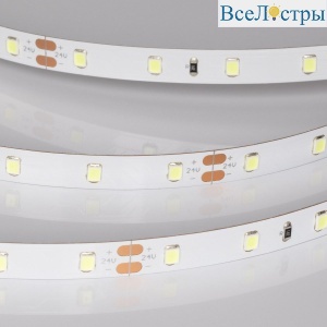 Светодиодная лента Arlight RT-A60-8mm 24V Ice Blue (4.8 W/m, IP20, 5m) 055376