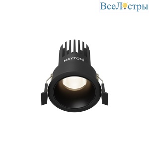 Встраиваемый светильник Maytoni Dip DL115-10W-4K-B