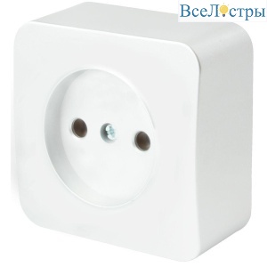 Розетка 2P Stekker София белый MST10-11-01 49301