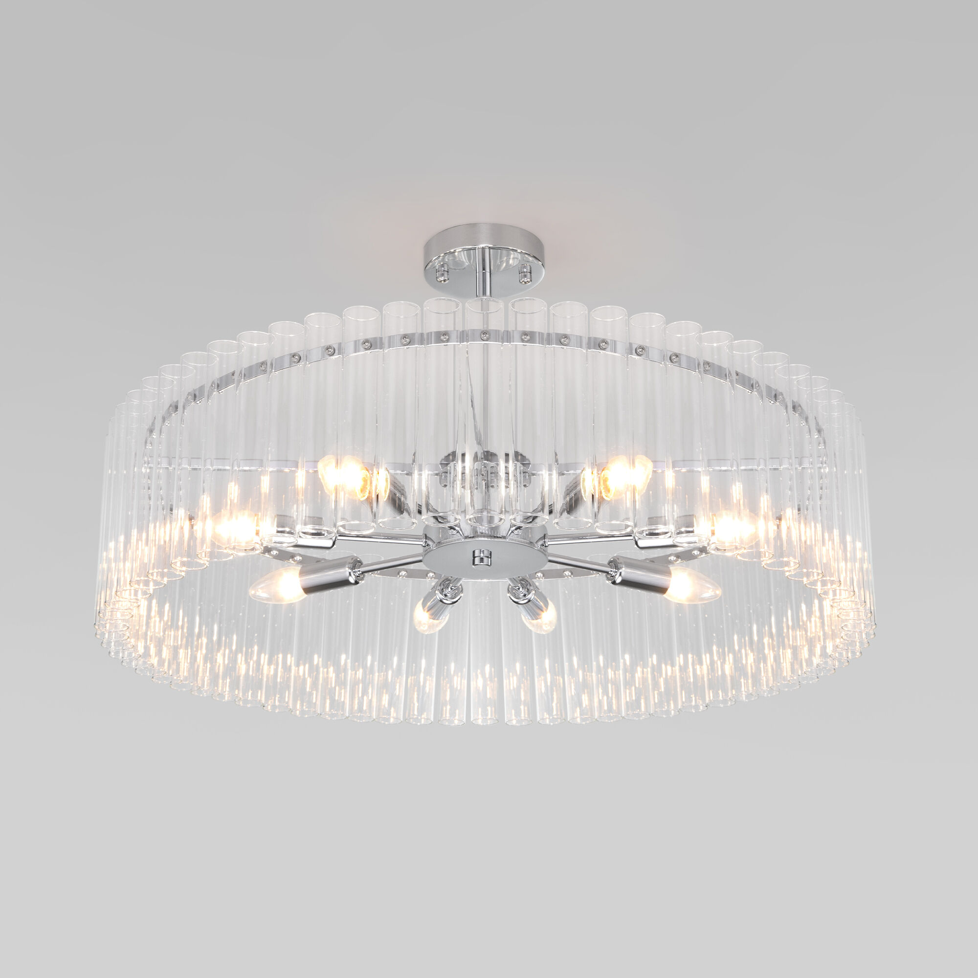 люстра на штанге bogates flamel 374/8 a060891