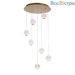 Подвесной светильник Elliot Diamante MD20001012-7A gold Delight Collection