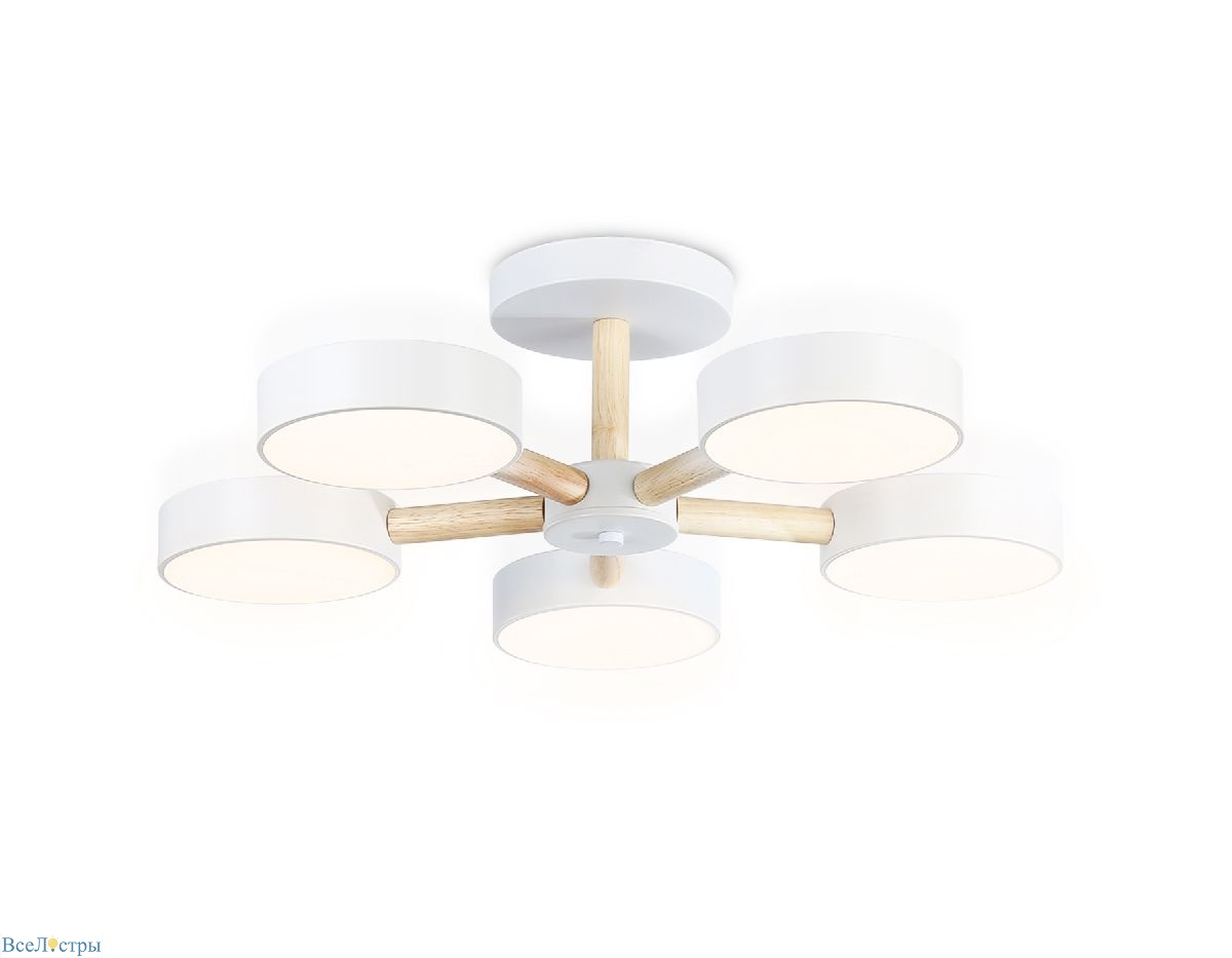 люстра на штанге ambrella light comfort linetech fl4825