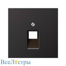 накладка на одинарные uae-розетки jung ep569-1bfpluaswm