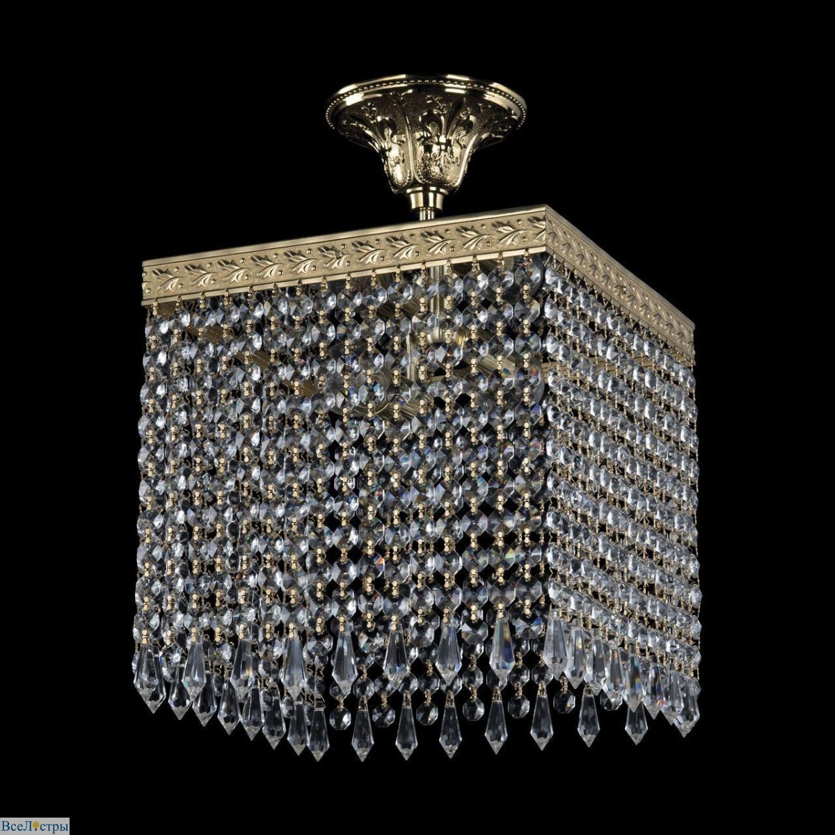 потолочная люстра bohemia ivele 19202/25iv g drops