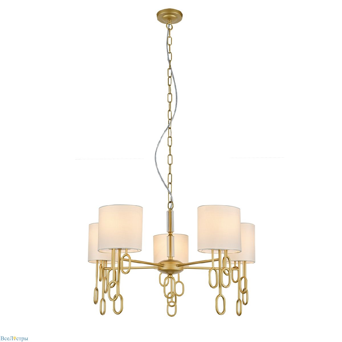 подвесная люстра indigo amali 13026/5p gold v000479