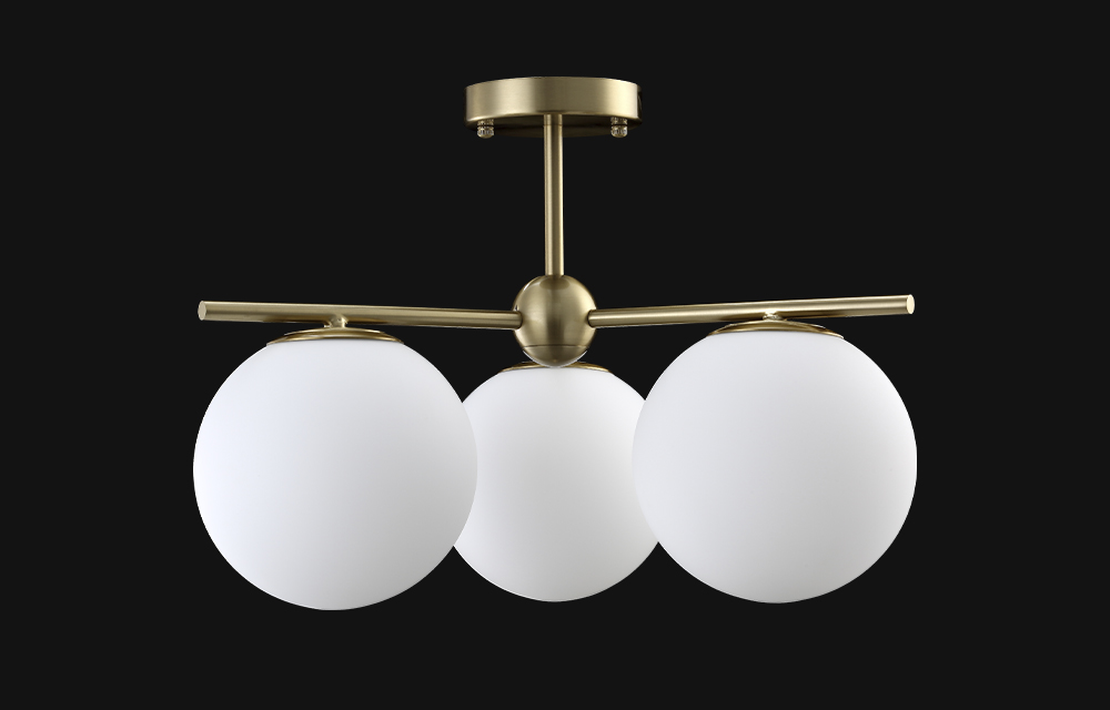 люстра на штанге crystal lux feliz sp-pl3 bronze/white