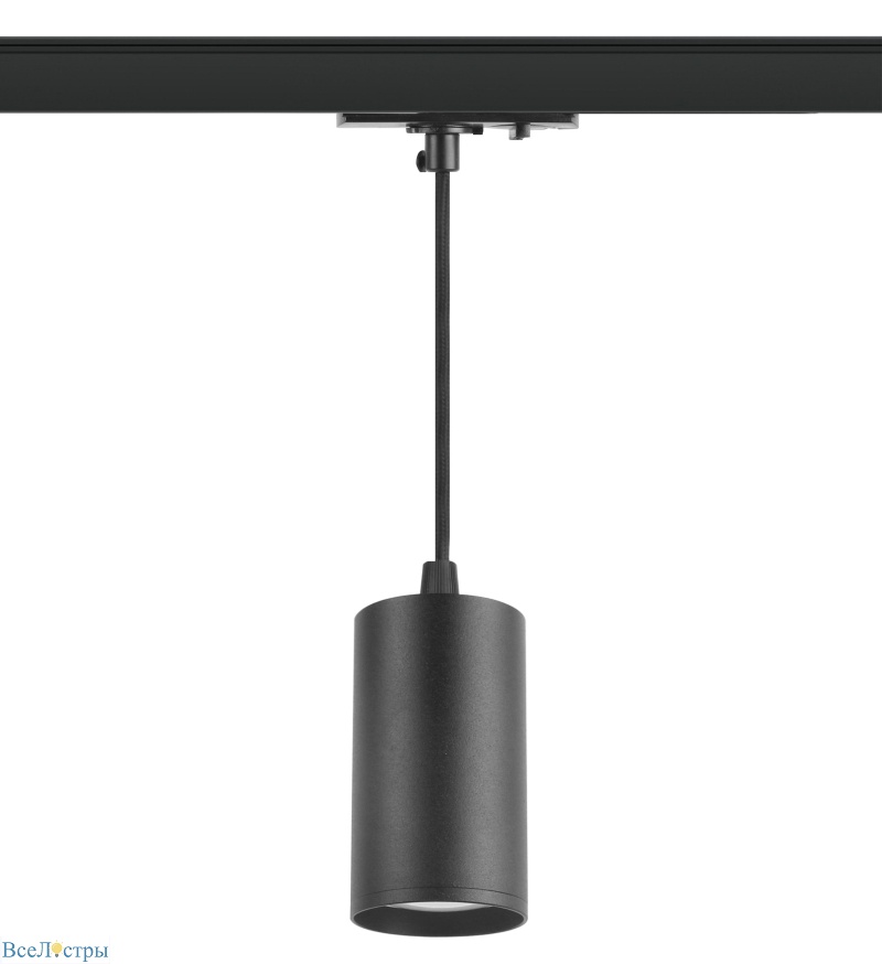 трековый светильник эра tr45 - gu10 s bk б0054182