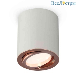 Комплект накладного светильника Ambrella light Techno Spot XS7423023 SGR/PPG серый песок/золото розовое полированное (C7423, N7005)