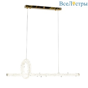 Подвесная люстра AM Group Ovale GD D1000+300