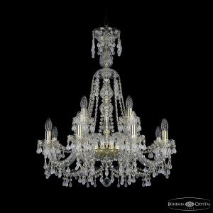 Подвесная люстра Bohemia Ivele Crystal 1410/8+4/240/XL-80 G V0300