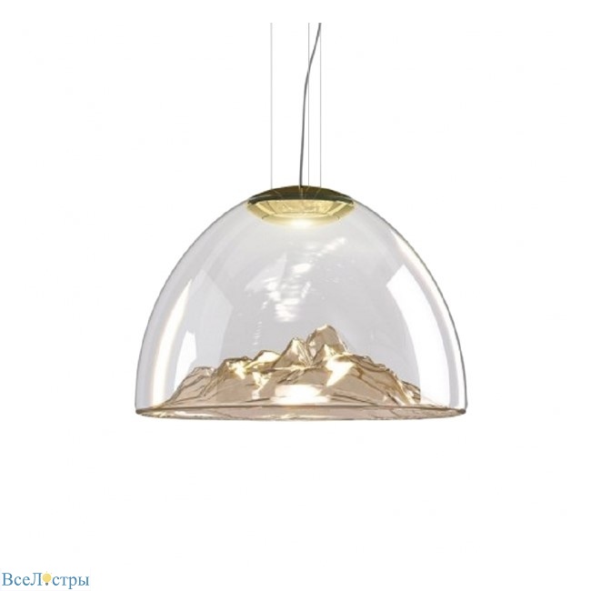 подвесной светильник sp mountain amber/gold