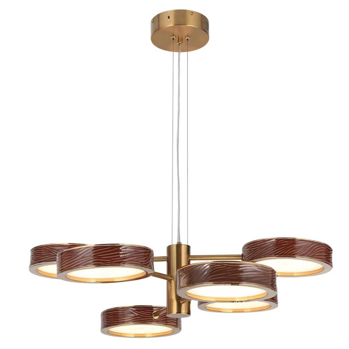 подвесная люстра odeon light l-vision riviera 5450/99lb