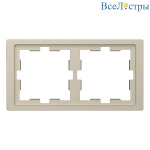 Рамка 2-постовая Schneider Electric Merten D-Life MTN4020-6533