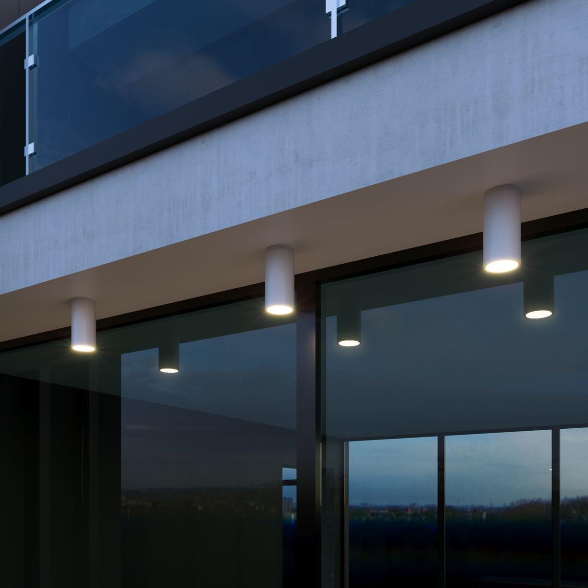 уличный светодиодный светильник elektrostandard light 35129/h белый 4690389176555