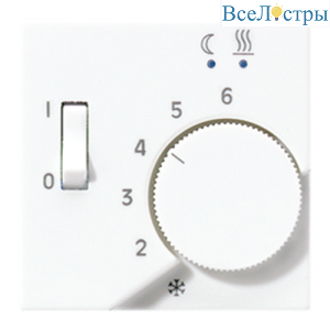 Накладка на термостат Jung AFTR231PLWW