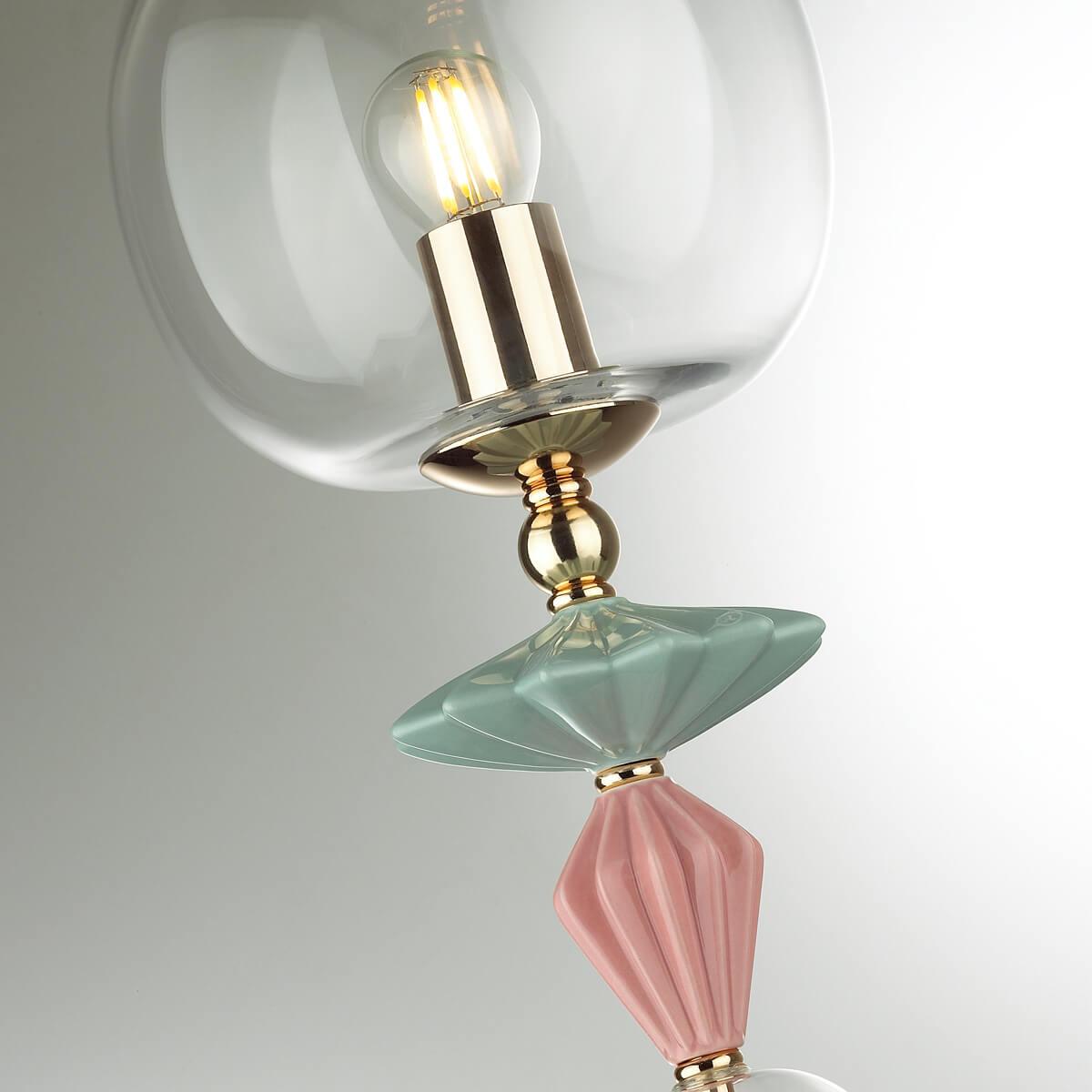 настольная лампа odeon light classic bizet 4855/1t