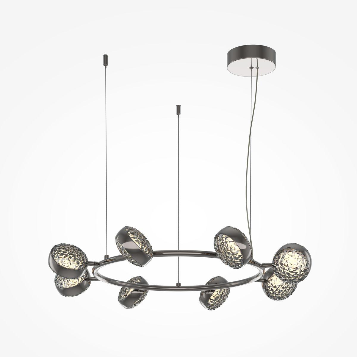 подвесная светодиодная люстра maytoni mind mod299pl-l80bc3k