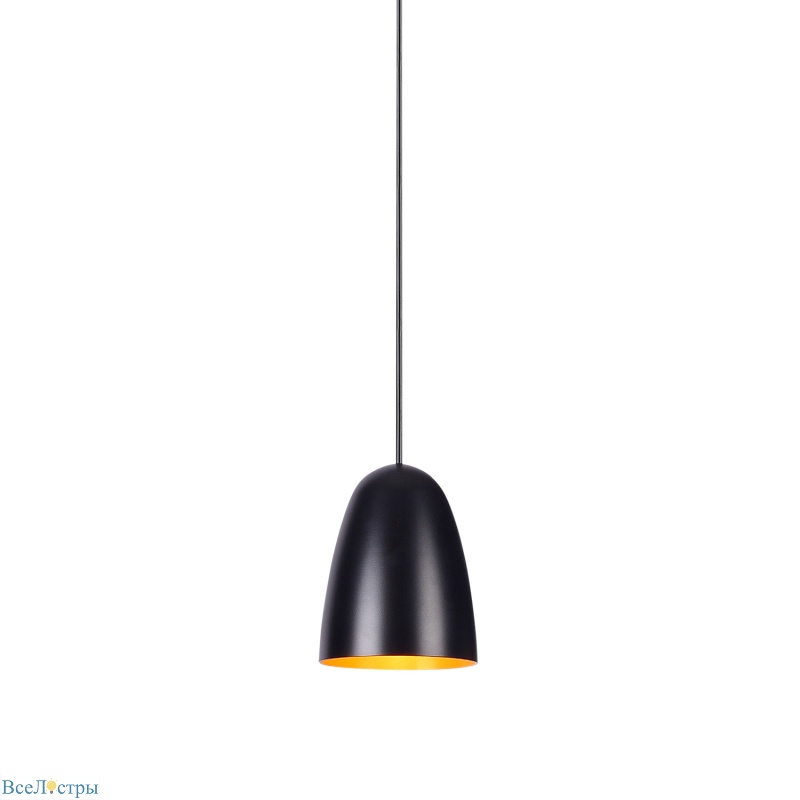 подвесной светильник delight collection 184 p0184-75a black/gold