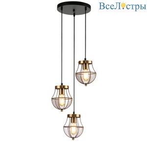 Подвесная люстра Indigo Pallo 10011/3P Gold V000189