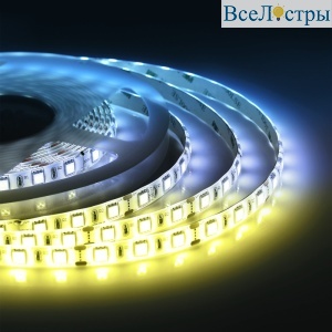 Комплект светодиодной ленты Apeyron 12В 14,4Вт/м smd5050 60д/м IP20 700Лм/м 2,5м 3000К+6500К (коннектор, контроллер) 10-222