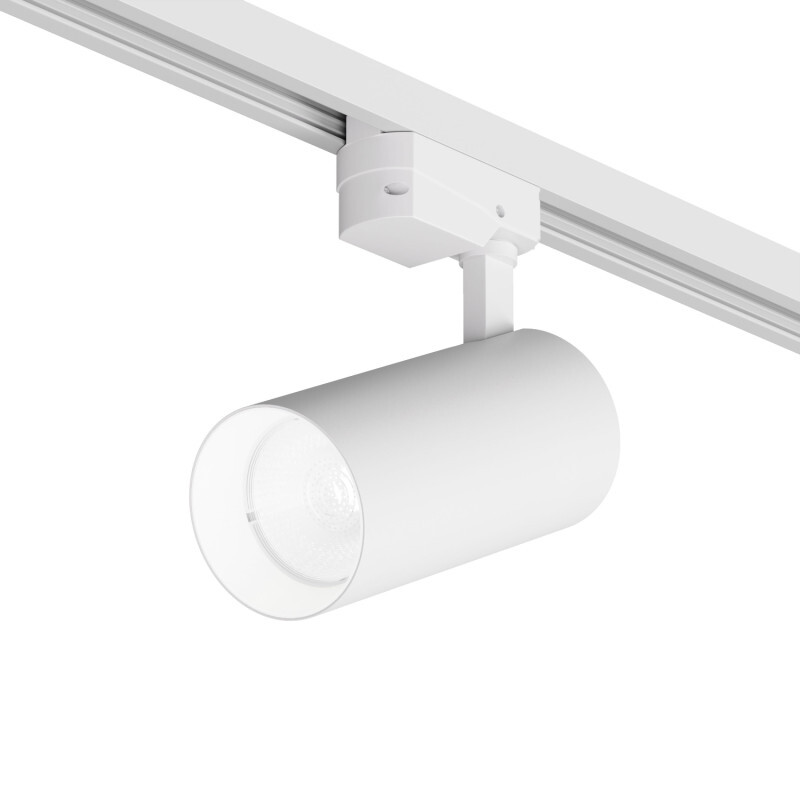 трековый однофазный светильник denkirs solid koper dk6454-wh