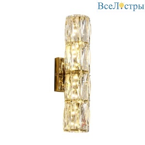 Настенный светильник Delight Collection Wall lamp A06W/4 gold/clear