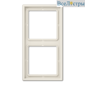 Рамка двухместная Jung LS982W
