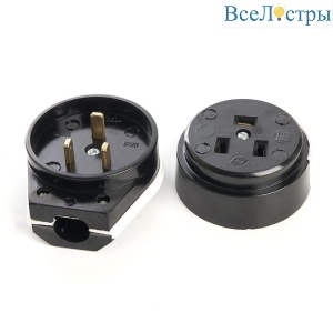 Вилка с розеткой для плит Stekker PPG32-51-20 39017