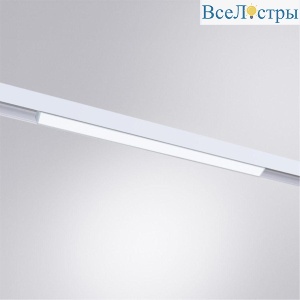 Трековый светодиодный светильник Arte Lamp Linea A4673PL-1WH