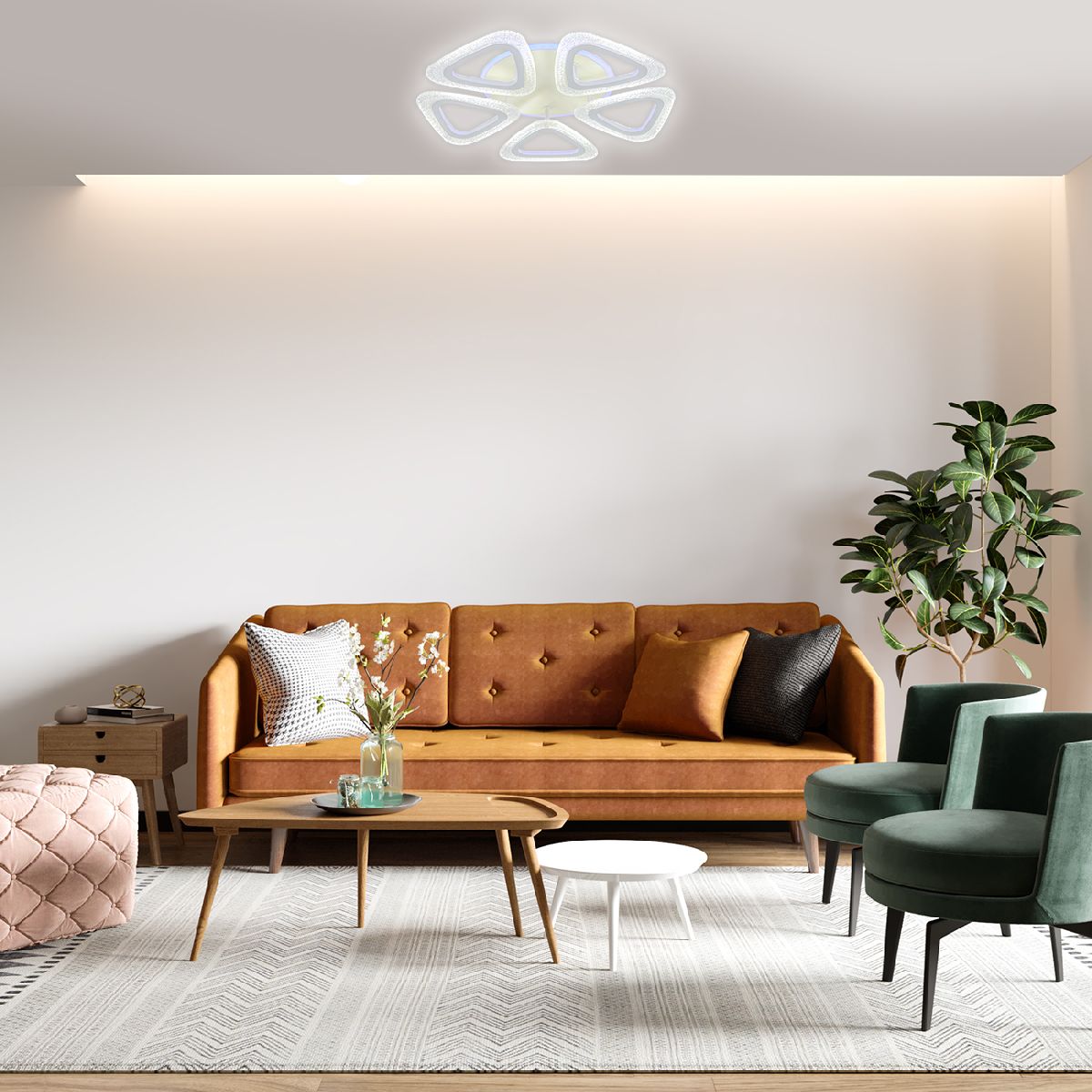 потолочная люстра escada candy 10300/5led bl