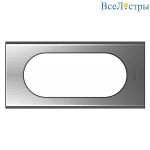 Рамка 4/5-модульная Legrand Celiane фактурная сталь 069105