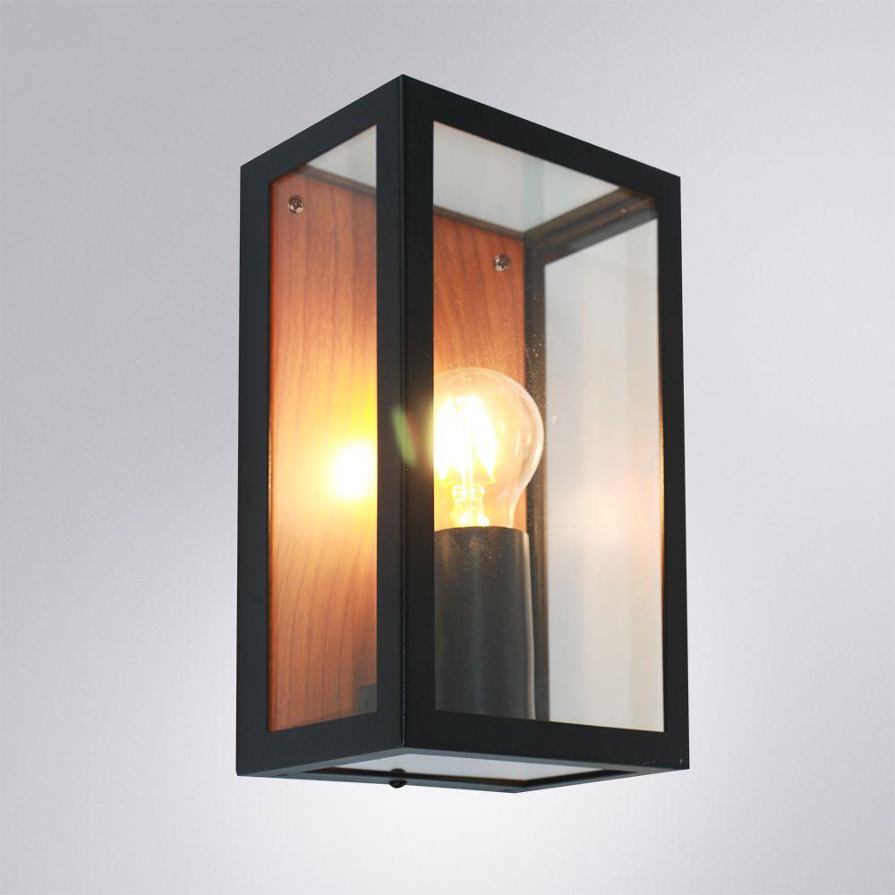 уличный настенный светильник arte lamp belfast a4569al-1br