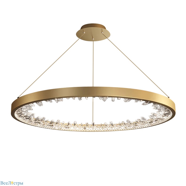 подвесная люстра delight collection xd-80 gold