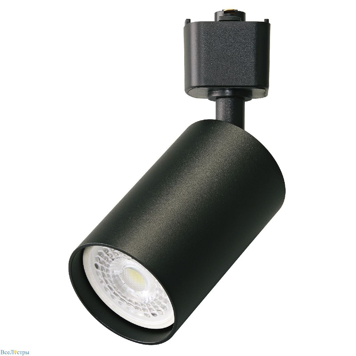 трековый однофазный светильник volpe ubl-q324 gu10 black ul-00012466