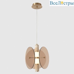 Подвесной светильник Crystal Lux AMARILLO SP12W LED BRASS