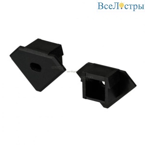 Заглушка Arlight PDS45-T черная с отверстием 026187
