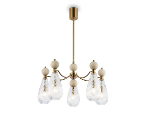 Люстра на штанге Ambrella Light High Light Ceramo Modern LH53286