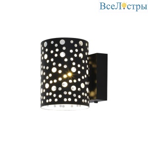 Уличный настенный светильник Escada Setebos 30016W/01 Black