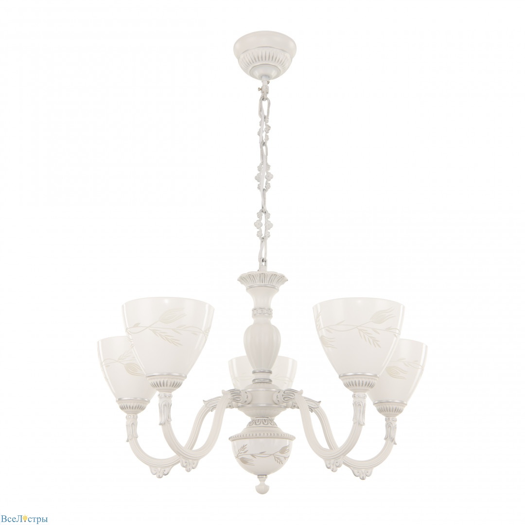 подвесная люстра arte milano 347837/5 wt+sl