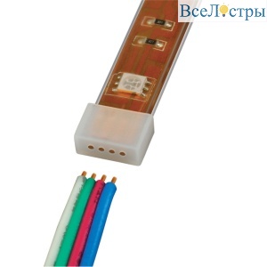 Изолирующий зажим для светодиодной ленты Uniel UCW-R10 WHITE 020 POLYBAG 06684