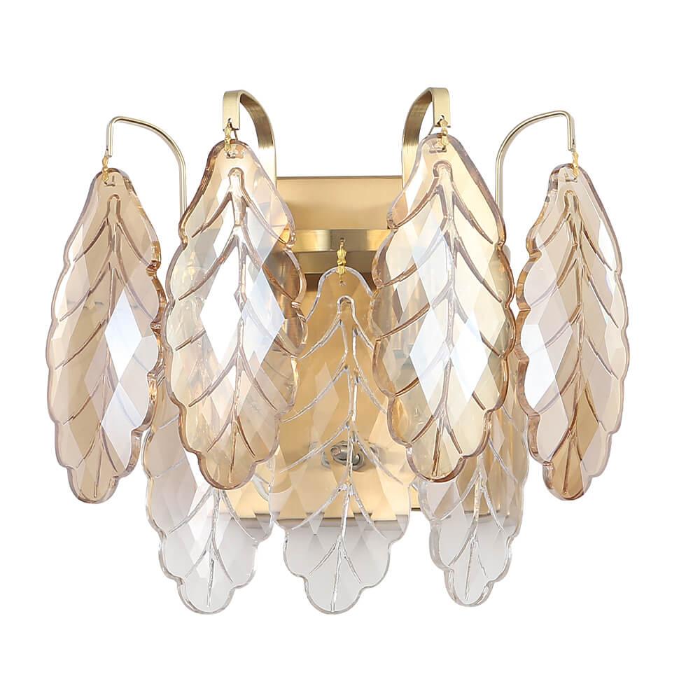 бра crystal lux trevi ap2 brass