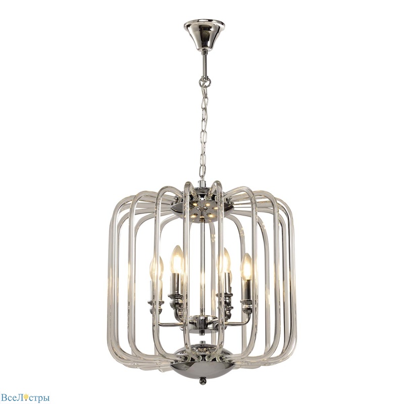 подвесная люстра ilamp mono p2481-6 chrome