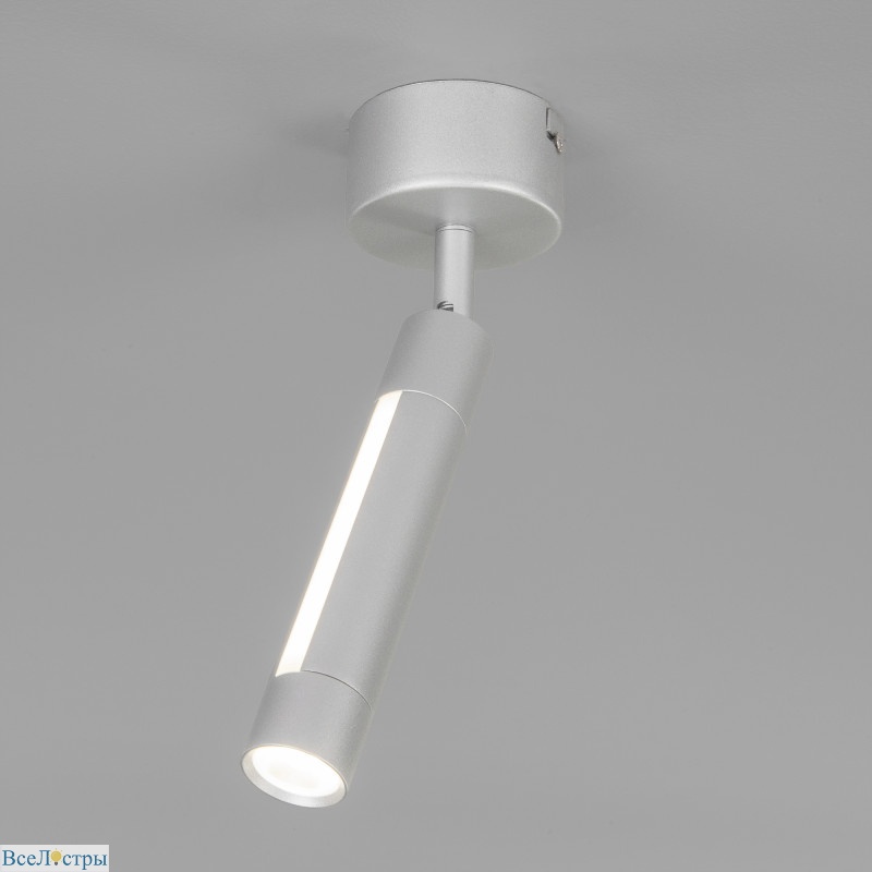 спот eurosvet 20084/1 led серебро