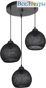 Подвесной светильник Toplight Lizbeth TL1612R-03BK