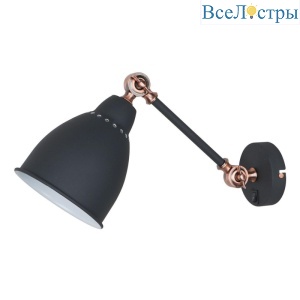 Спот Arte Lamp Braccio A2054AP-1BK